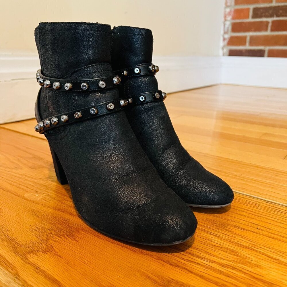 Simply Vera Vera Wang Moto Women's High Heel Ankle Boots Size 8.5 US - Picture 16 of 16